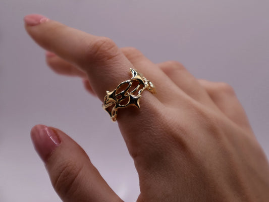 Glowing Chaos Ring gold