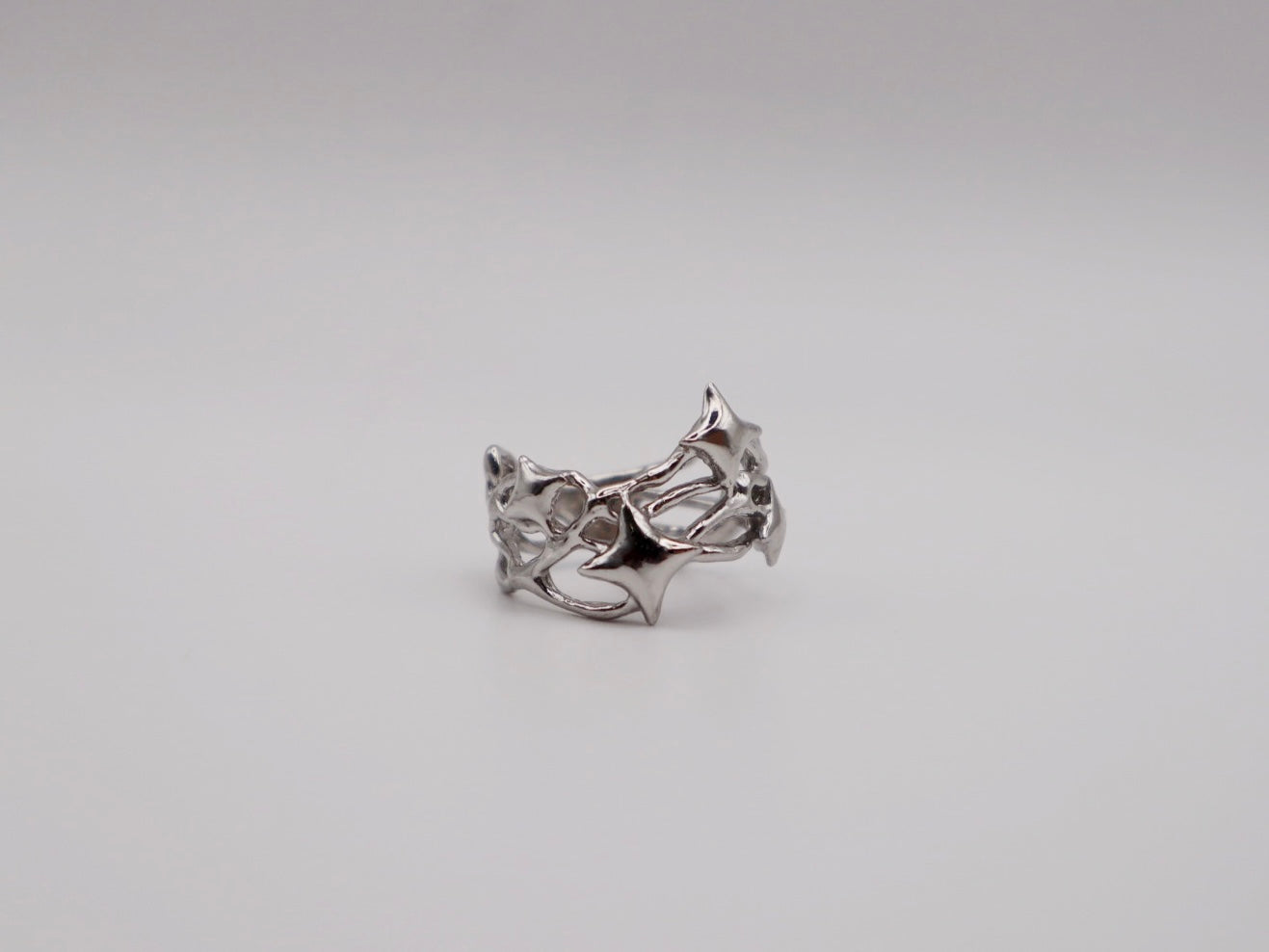 Glowing Chaos Ring silver
