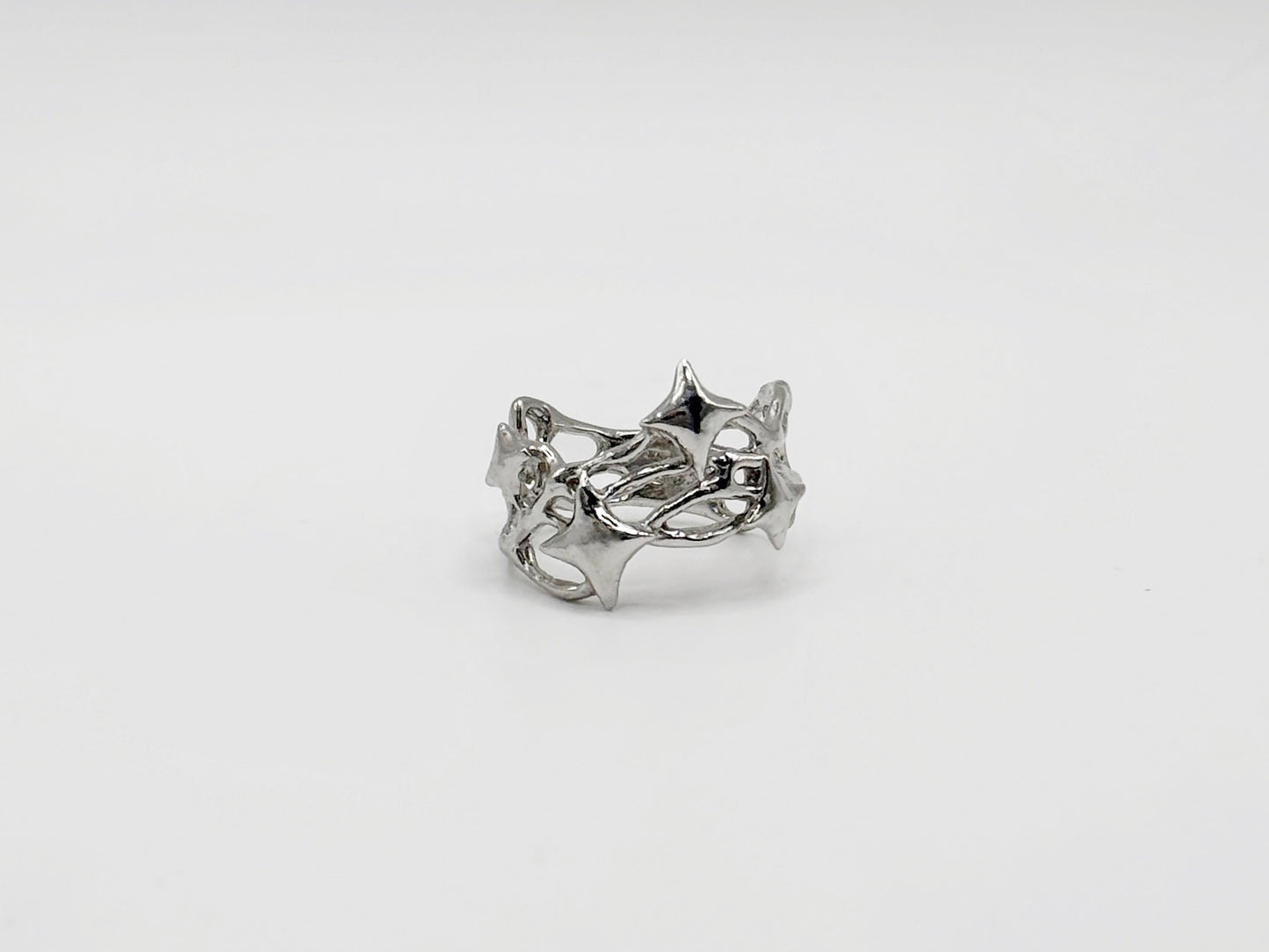 Glowing Chaos Ring silver