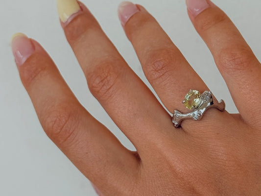 Anello saudade silver
