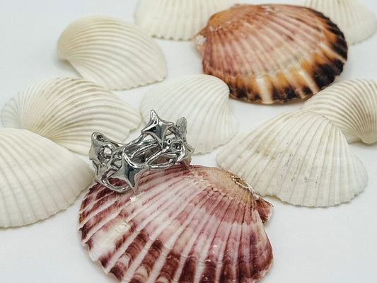 Glowing Chaos Ring silver