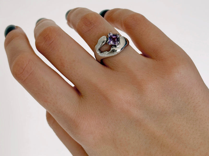 Poise Ring silver