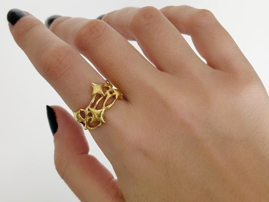 Glowing Chaos Ring gold