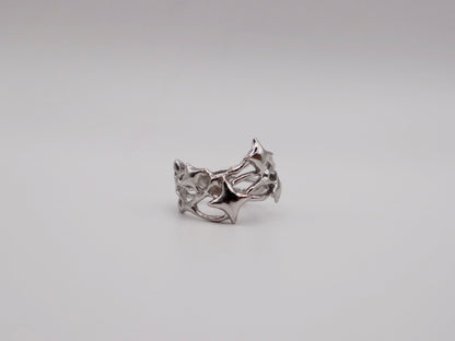 Glowing Chaos Ring silver