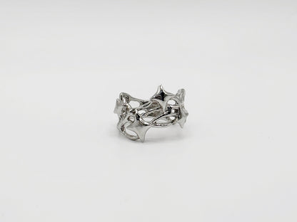 Glowing Chaos Ring silver
