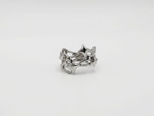 Glowing Chaos Ring silver