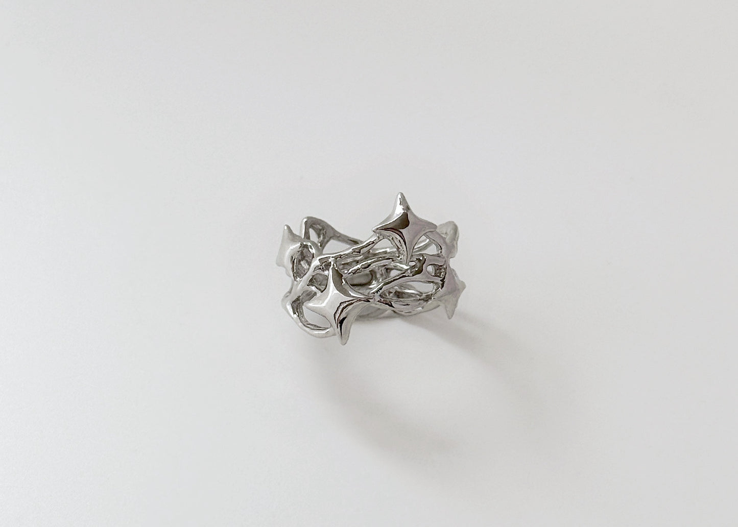 Glowing Chaos Ring silver