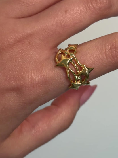 Glowing Chaos Ring gold